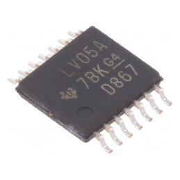 IC digital 74LV Ch: 6 SMD TSSOP14 2-5,5VDC | Electronic-mag.ro | Componente Electronice