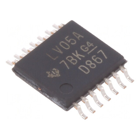 IC digital 74LV Ch: 6 SMD TSSOP14 2-5,5VDC | Electronic-mag.ro | Componente Electronice