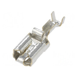 Terminal plat 6,3mm mamă crimpat pe cablu 0,5-1,5mm2 | Electronic-mag.ro | Componente Electronice