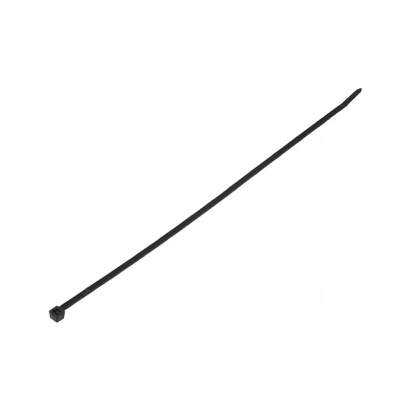 Colier de strângere poliamidă neagră L: 300mm W: 4,7mm 355N | Electronic-mag.ro | Componente Electronice