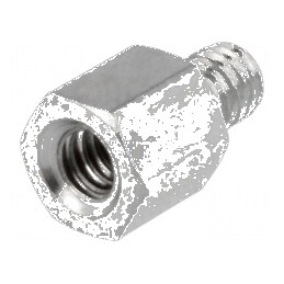 Piuliță distanțieră filetată 5mm UNC4-40 alamă | Electronic-mag.ro | Componente Electronice