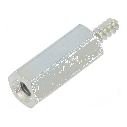 Piuliță distanțieră filet M2.5 12mm hexagonală | Electronic-mag.ro | Componente Electronice
