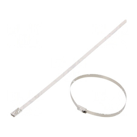Colier de strângere din oțel inoxidabil AISI 304 200mm x 4,6mm | Electronic-mag.ro | Componente Electronice