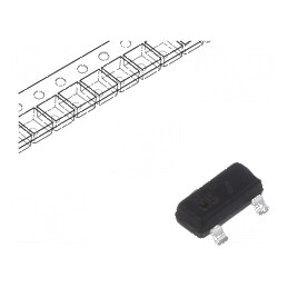 Tranzistor N-JFET unipolar 20mA 0,25W SOT23 50mA | Electronic-mag.ro | Componente Electronice