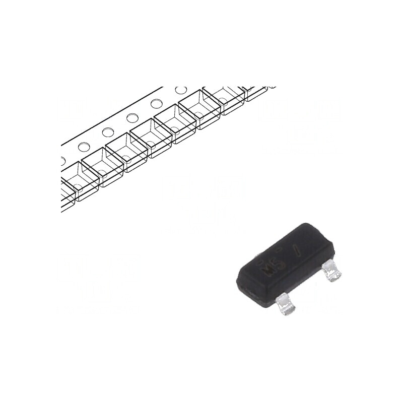 Tranzistor N-JFET unipolar 20mA 0,25W SOT23 50mA | Electronic-mag.ro | Componente Electronice