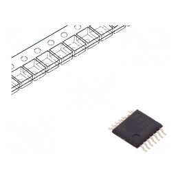 IC digital C²MOS VHC SMD TSSOP14 2-5.5VDC 175MHz | Electronic-mag.ro | Componente Electronice