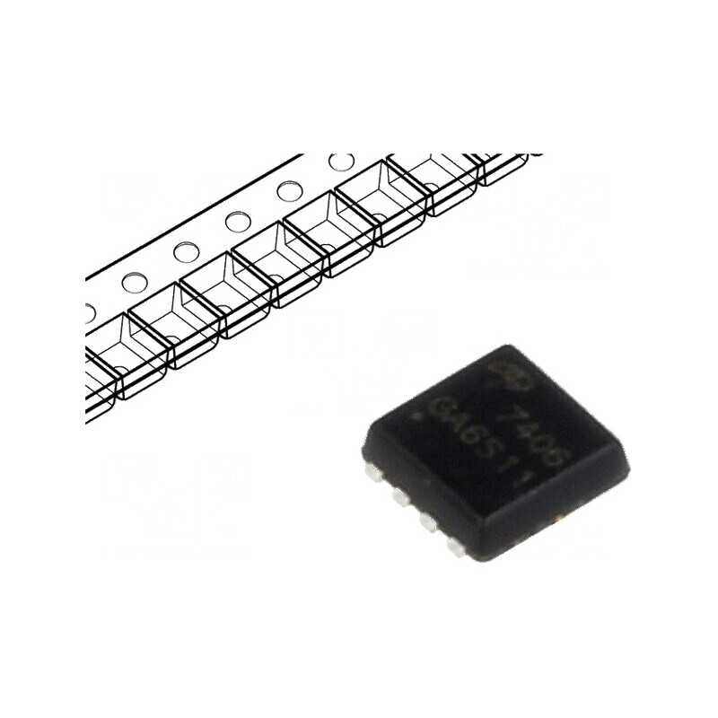 Tranzistor N-MOSFET 30V 15A 6W DFN3x3A | Electronic-mag.ro | Componente Electronice Tranzistor N-MOSFET 30V 15A 6W DFN3x3A | Electronic-mag.ro | Componente Electronice