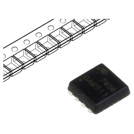 Tranzistor N-MOSFET 30V 15A 6W DFN3x3A | Electronic-mag.ro | Componente Electronice