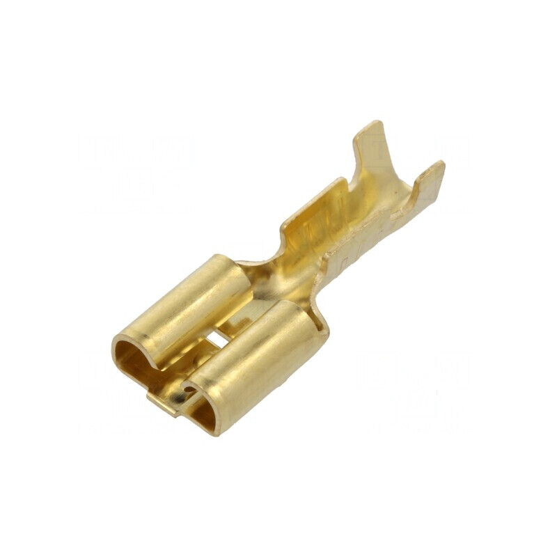 Terminal plat 6,3mm mamă 0,5÷1,5mm² crimpat pe cablu | Electronic-mag.ro | Componente Electronice