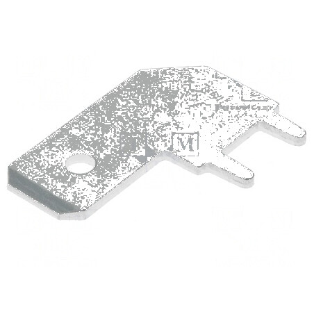 Terminal plat 6,3mm 0,8mm tată THT alamă cositorit | Electronic-mag.ro | Componente Electronice