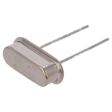 Rezonator cu cuarț 40,685MHz ±30ppm 20pF THT HC49-S | Electronic-mag.ro | Componente Electronice