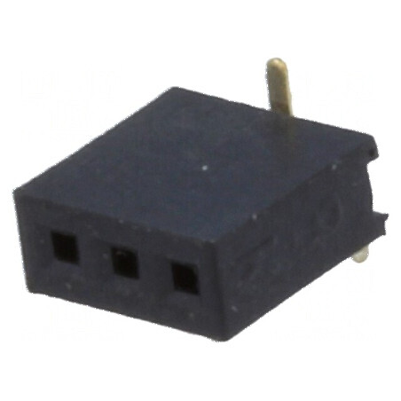 Conector şiruri pini soclu mamă 1x3 PIN 1,27mm SMT | Electronic-mag.ro | Componente Electronice
