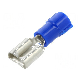Terminal plat 6,3mm mamă pentru cablu 1,5-2,5mm2 | Electronic-mag.ro | Componente Electronice