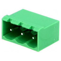 Regletă de conexiuni deconectabilă 5mm cu 3 socluri dreptunghiulare | Electronic-mag.ro | Componente Electronice