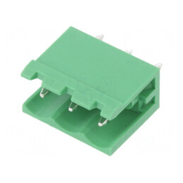 Regletă de conexiuni deconectabilă 5,08mm, 3 piste, tată | Electronic-mag.ro | Componente Electronice