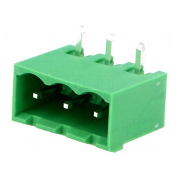 Regletă de conexiuni deconectabilă 5,08mm cu 3 piste în unghi | Electronic-mag.ro | Componente Electronice