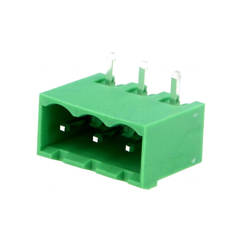 Regletă de conexiuni deconectabilă 5,08mm cu 3 piste în unghi | Electronic-mag.ro | Componente Electronice