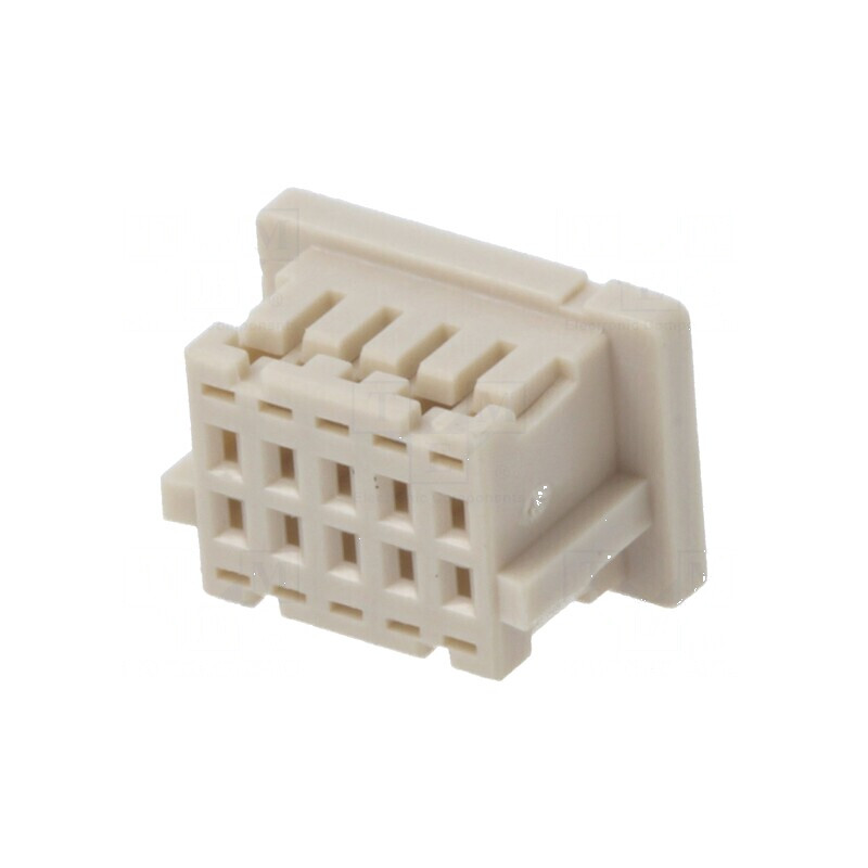 Conector cablu-placă mufa mamă DF20 1mm PIN 10 fără contacte | Electronic-mag.ro | Componente Electronice