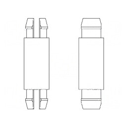 Distanțier PCB Poliamidă 66 25,4mm Clichet | Electronic-mag.ro | Componente Electronice