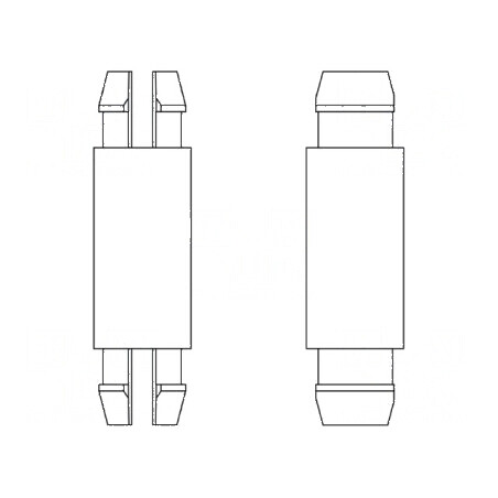 Distanțier PCB Poliamidă 66 25,4mm Clichet | Electronic-mag.ro | Componente Electronice