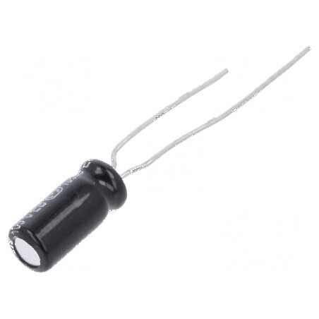 Condensator electrolitic THT 2,2uF 50VDC Ø5x11mm Raster 5mm | Electronic-mag.ro | Componente Electronice