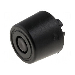 Picioruş montare rapidă negru polietilenă 8mm | Electronic-mag.ro | Componente Electronice