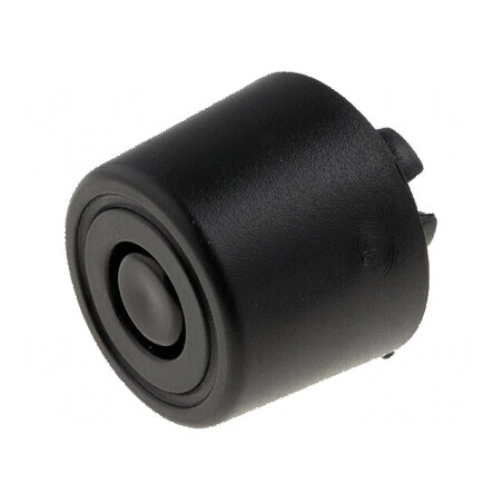 Picioruş montare rapidă negru polietilenă 8mm | Electronic-mag.ro | Componente Electronice