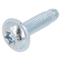 Şurub metal cu flanşă 4x14 Torx TX20 zinc | Electronic-mag.ro | Componente Electronice