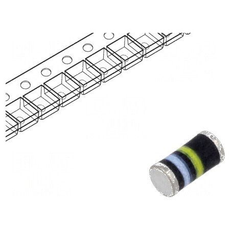 Diodă redresoare SMD 400V 1A DO213AB MELF plastic Ufmax 1,1V | Electronic-mag.ro | Componente Electronice