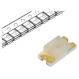 LED SMD 1206 roșie 28,5-90mcd 3,2x1,6x1,1mm 20mA 60mW | Electronic-mag.ro | Componente Electronice