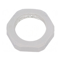 Piuliță M20 poliamidă 6mm gri -40÷100°C Cheie 27mm | Electronic-mag.ro | Componente Electronice