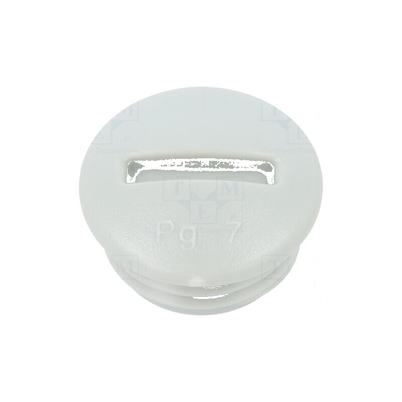 Capac protecție PG7 polistiren gri deschis 6mm | Electronic-mag.ro | Componente Electronice