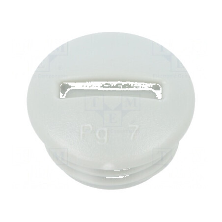 Capac protecție PG7 polistiren gri deschis 6mm | Electronic-mag.ro | Componente Electronice
