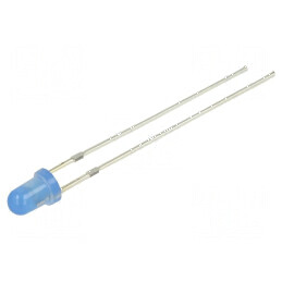 LED 3mm Albastru 150-220mcd 60° Convex 102mW | Electronic-mag.ro | Componente Electronice