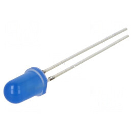 LED 5mm albastru 220-330mcd 60° convex 102mW | Electronic-mag.ro | Componente Electronice