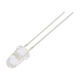 LED 5mm Verde Albăstrui 35000-40000mcd 8° Nr. Term. 2 | Electronic-mag.ro | Componente Electronice