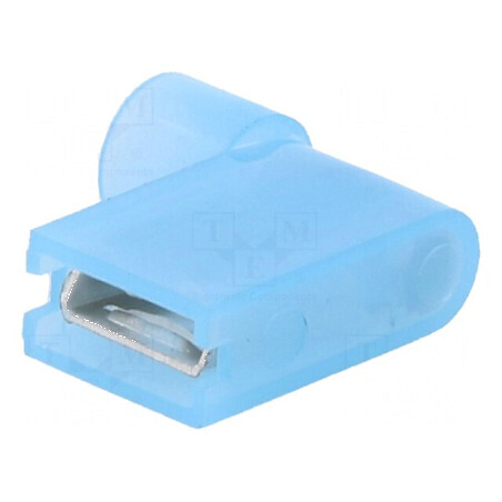 Terminal plat 6,3mm 0,8mm mamă pentru cablu 1,5-2,5mm² crimpat | Electronic-mag.ro | Componente Electronice