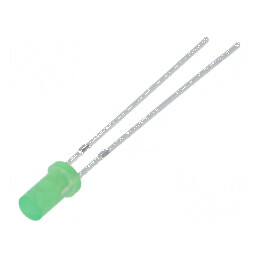 LED 5mm portocalie 220-330mcd 180° plat | Electronic-mag.ro | Componente Electronice