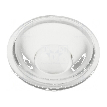 Lentilă LED Rotundă Incoloră 45° | Electronic-mag.ro | Componente Electronice