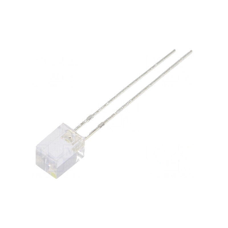 LED dreptunghiular 5x5x7mm alb rece 1560-1800mcd 140° 20mA | Electronic-mag.ro | Componente Electronice