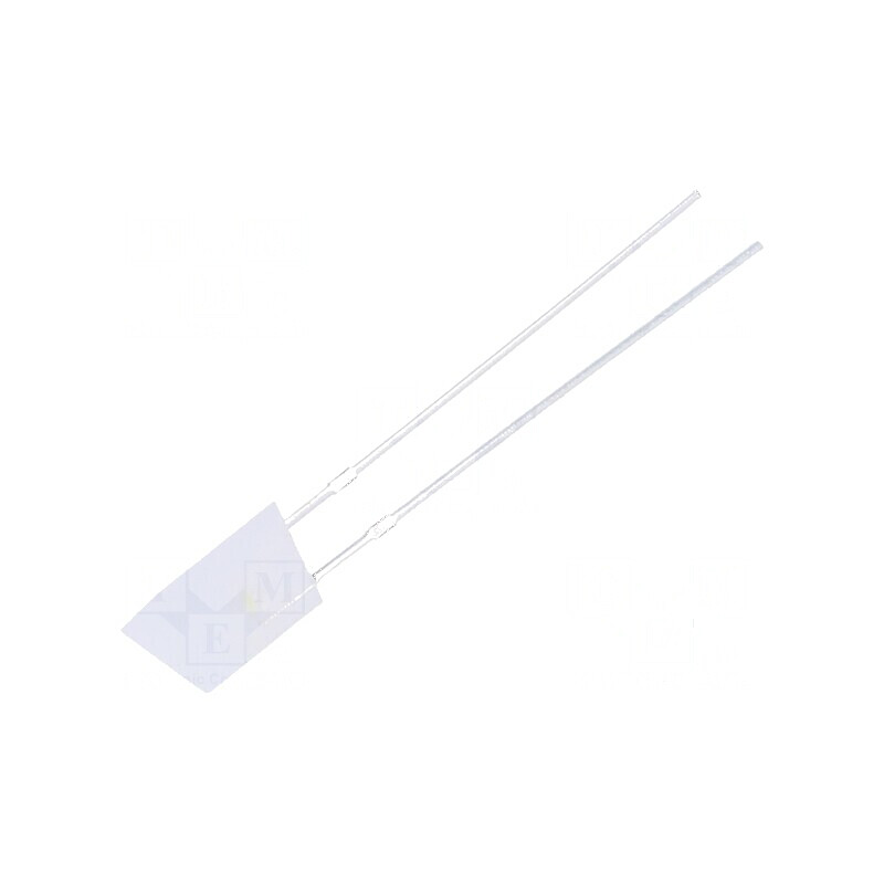 LED alb rece 750-1120mcd 140° plat 2 term | Electronic-mag.ro | Componente Electronice