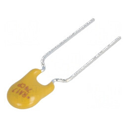 Siguranţă polimerică PTC 170mA 5,1mm Ø0,51x7,6mm | Electronic-mag.ro | Componente Electronice