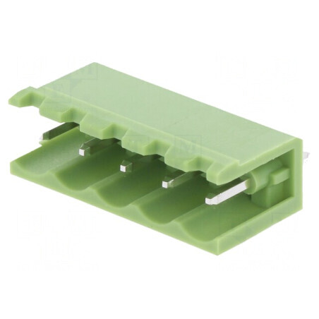Regletă de conexiuni deconectabilă 5 pini 5,08mm | Electronic-mag.ro | Componente Electronice