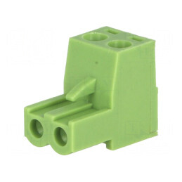 Regletă de conexiuni deconectabilă 5mm cu 2 mufe dreptunghiulare | Electronic-mag.ro | Componente Electronice