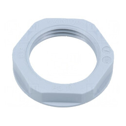 Piuliță PG11 poliamidă gri 24mm UL94V-2 -20÷100°C | Electronic-mag.ro | Componente Electronice