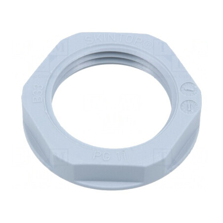 Piuliță PG11 poliamidă gri 24mm UL94V-2 -20÷100°C | Electronic-mag.ro | Componente Electronice