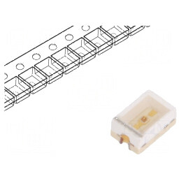 LED SMD 1208 Verde 5,6-25mcd 3x2x1,3mm 2,2-2,8V 20mA 70mW | Electronic-mag.ro | Componente Electronice