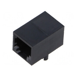 Conector RJ12 soclu 6p6c THT unghi 90° | Electronic-mag.ro | Componente Electronice