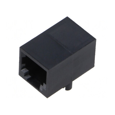 Conector RJ12 soclu 6p6c THT unghi 90° | Electronic-mag.ro | Componente Electronice