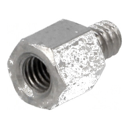 Piuliță distanțieră filetată M3 5mm alamă nichel | Electronic-mag.ro | Componente Electronice